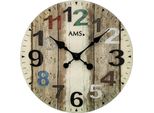 Orologio Da Parete Moderno 40 X 40 X 4 Cm - Ams Modello: 9650