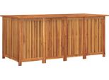 Vidaxl Cassetta Da Giardino 200X80X75 Cm In Legno Massiccio Di Acacia