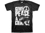 John Lennon TričKo Give Peace A Chance Unisex Nero M