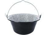 Bollitore Per Gulasch Orion Smaltato Pentola Per Gulasch Ungherese Appesa 9,5L