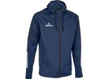 Derbystar Primo Felpa Con Cappuccio V24, Gr.Xxxl, Navy Weiss