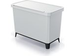 Cestino Keden Systema Con Contenitori Separati 3X10 L Grigio Cenere