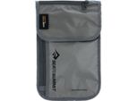 Sea To Summit Borsa A Tracolla Borsello Da Collo Ultra-Sil Neck Wallet Rfid High Rise Grigio