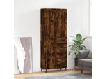 Vidaxl Credenza Rovere Affumicato 69,5X34X180 Cm Materiale A Base Di Legno