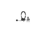 Hamlet HHEADM-UJS Cuffia E Casco Cuffia Cablata Cuffia Per Ufficio/Centrale Usb Tipo A Nero