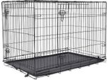 Gabbia Pieghevole Dog Fantasy Xl, Con Due Porte, Dimensioni 106 × 69 × 77 Cm