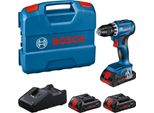 Bosch Gsr 18V-45 Trapano Avvitatore Professionale A Batteria 18 V 45 Nm Senza Spazzole ( 0615A5002N ) + 3X Batteria Ricaricabile Procore 4,0 Ah + Caricabatteria + Valigetta A L