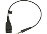 Jabra 8800-00-99 Adattatore Per Inversione Del Genere Dei Cavi Quick Disconnect (Qd) 3,5 Mm Nero