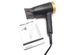Rowenta CV1811 Express Style | 1900 Effiwatt | 2 Impostazioni | Tecnologia Ionica | Potente | Pulsante Aria Fredda | Cavo Di Alimentazione Da 1,8 M | Design Compatto E Ultraleggero | Nero/Oro