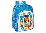 Zaino Scuola The Paw Patrol Pups Rule Blue 26 X 34 X 11 Cm