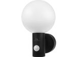 Maclean Pir Rilevatore Di Movimento Lampada Led Nera 15W IP65 1600Lm 4000K MCE515