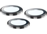 Cellularline Anello Dell'obiettivo Della Fotocamera - Iphone 16 Pro/16 Pro Max Vetro Temperato Per La Protezione Della Fotocamera