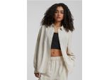 DáMská KošIle Urban Classics Ladies Linen Mixed Oversized Shirt Softseagrass - 5XL