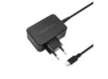 Qoltec 51024 Charger | 65W | 5-20V | 3-3.25A | Usb Type C | Pd | Black