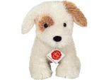 Teddy Hermann Hundewelpe Rollo, Kuscheltier, Stofftier, PlüSchtier, Hund, Weiß Hellbraun, 20 Cm, 919926