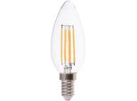 V-TAC Led-Filamento-Lampe VT-2127, E14, Eek: F, 6W, 600Lm, 3000K