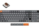 Keychron K17 Max Rgb Brown Switch Wireless Low Profile Keyboard (Black) [K17M-H3].