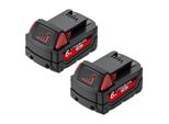 Batterie Ricaricabili Agli Ioni Di Litio Da 18 V, Capacità 9000 Mah, Ampia Compatibilità, 2 Pezzi 6,0 Ah