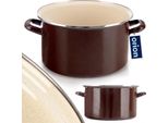 Casseruola Orion Smaltata Marrone Brown 30 Cm 10 L