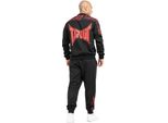 Tuta Uomo Regular Fit Roots Taptrack Nero/Rosso/Aubergine S Tapout
