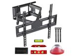 Supporto Tv 32-75'' 50Kg Regolabile Max Vesa 400X400 Nero MC-788 Maclean