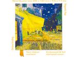 Vincent Van Gogh: La Terrazza Del Caffè (Quaderno In Quarto Smerigliato)