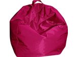 Talamo Italia Pouf Ascia 65X65X50H Cm Rosa, Rosa Forma Sacco Italy