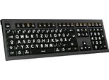 Logickeyboard LKB-LPWB-A2M-IT - Dimensioni Complete (100%) - Usb - Interruttore A Chiave A Forbice - Qwertz - Nero