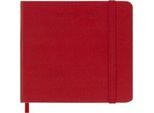Moleskine 8056999275457 Moleskine Calendario Tascabile 2025/2026, 18 Mesi, P/A6, Rosso Chiaro