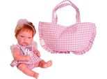 MuÑEcas Antonio Juan Baby Doll Toneta Neonato Con Borsa Rosa Rosa Taglia Unica