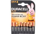 Duracell 176768 Duracell Batterie Plus -AAA (MN2400/LR03) Boost CP8 8St.