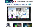 Autoradio Carplay Android Auto Per Audi A4 8E B6 B7 (2000-2009) - Processore Octa-Core, 6+128GB, Gps, Bt, Usb, Fm