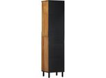 Vidaxl Mobile Da Bagno Marrone 38X33X160 Cm In Legno Massiccio Di Mango