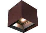 V-TAC Sensor Solar Wall Light - Impermeabile IP65 - Corten - 9W- 800 Lumen - 3IN1
