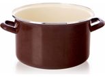 Pentola Smaltata Marrone 26 Cm, 6,5 L