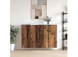 Bei Cloris Armadio A Muro 2 Pezzi Legno Di Recupero 69,5 X 34 X 90 Cm - Cassettiere Nuovo6710102 2Parti