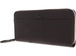 Lacoste Pelle Portafoglio Chantaco Lace Long Zip Wallet Ganache Marrone