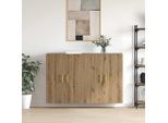 Vetrina In Stile Elegante Armadi A Muro 2 Pezzi Rovere Artigianale 69,5 X 34 X 90 Cm - Cassettiere Hommie2847595 2Parti