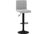 Syfax™ Sgabello Da Bar Grigio Chiaro In Velluto