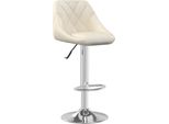 Syfax™ Sgabello Da Bar Crema In Velluto