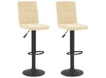 Syfax™ Sgabelli Da Bar 2 Pz Crema In Velluto