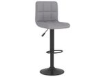 Syfax™ Sgabello Da Bar Grigio Chiaro In Tessuto
