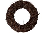 Di Natale In Rattan Naturale Clayre & Eef Ø 50 Cm X 12 Cm