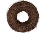 Natalizia In Rattan Naturale Ø 40X12 Cm - Clayre & Eef