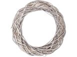 Decorativa In Rattan Bianco Clayre & Eef Ø 40 Cm