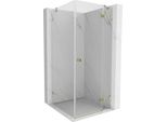Mexen Lunar Cabina Doccia Battente Destra 100 X 100 Cm, Trasparente, Oro - 834-100-100-50-00-P