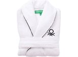 Benetton Be65 Accappatoio Bianco M-L Uomo,Donna Bianco M-L