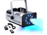 Macchina Della Nebbia - 9 Led Dmx - 1200 W - 110-240 V - Spina Ue - Per Palcoscenico E Dj - Rgb