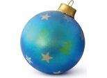 Casa Padrino Palla Decorativa Per Albero Di Natale Xxl Blu/Oro Ø 70 X H. 90 Cm - Decorazione Natalizia