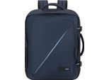American Tourister Zaino Borsa Da Viaggio Con Scomparto Per Laptop Take2Cabin Casual Backpack 38L Dark Navy Blu Scuro